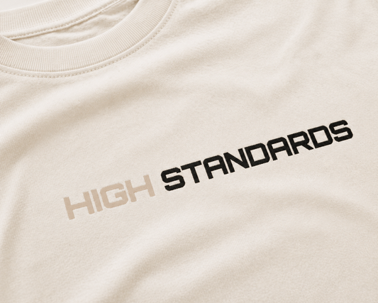 High Standards – Oversized T-Shirt | 220 GSM Premium Cotton