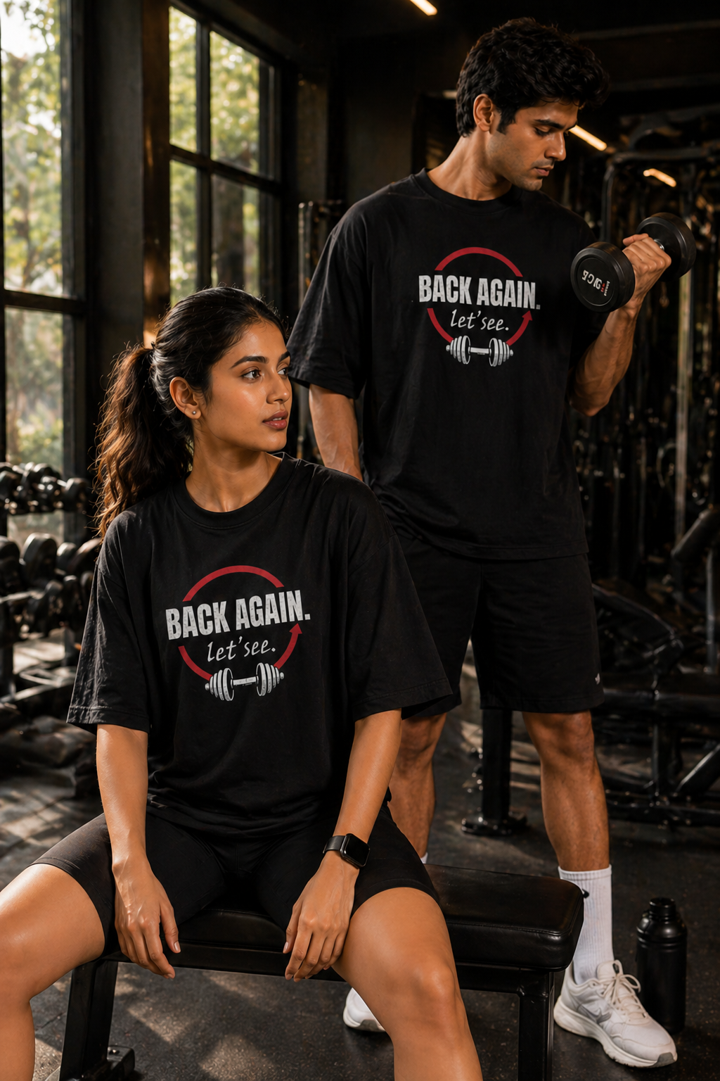 Back Again Let’s See – Oversized T-Shirt | 220 GSM Premium Cotton