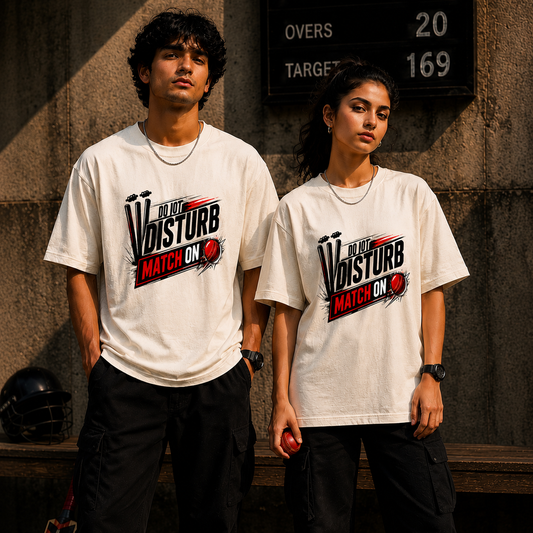 Match On – Oversized T-Shirt | 220 GSM Premium Cotton