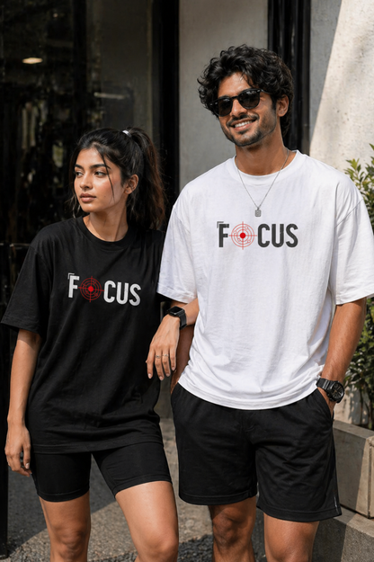 Focus – Oversized T-Shirt | 220 GSM Premium Cotton