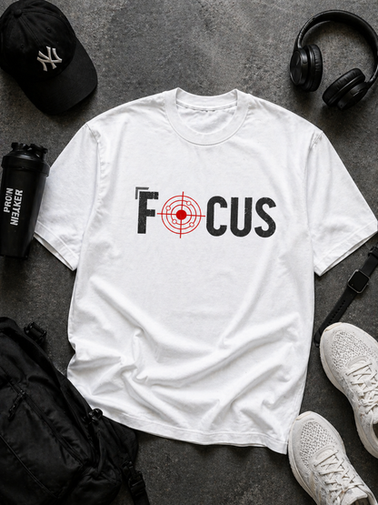 Focus – Oversized T-Shirt | 220 GSM Premium Cotton