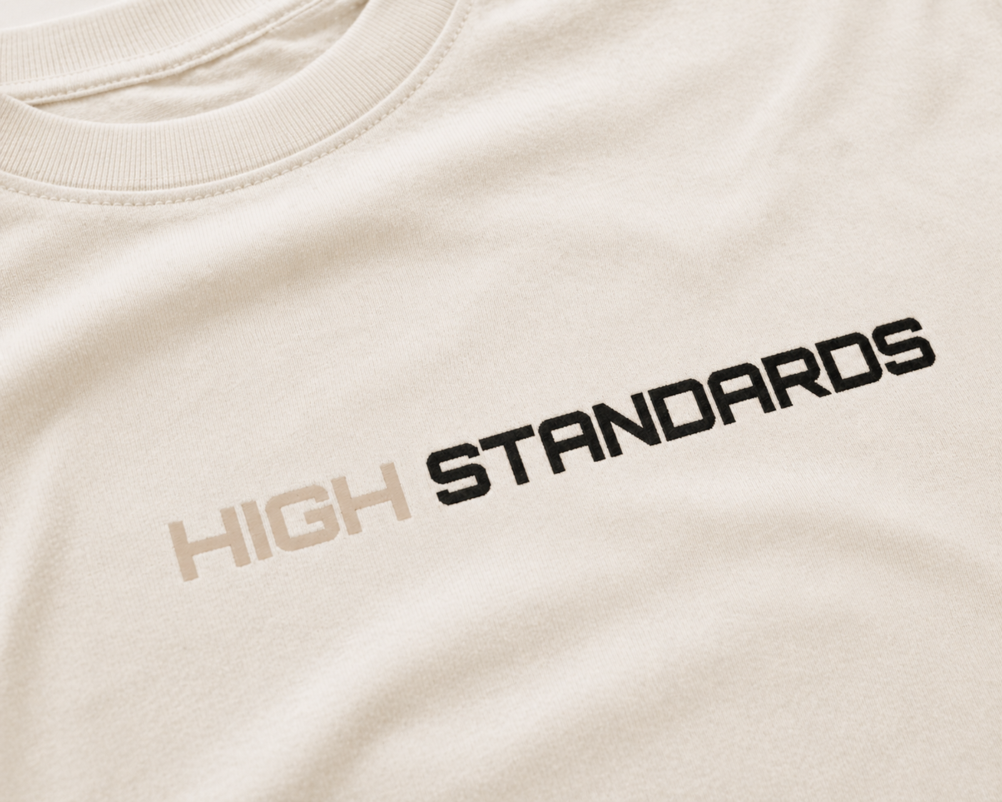High Standards – Oversized T-Shirt | 220 GSM Premium Cotton