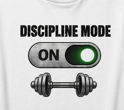 Discipline Mode On – Oversized T-Shirt | 220 GSM Premium Cotton