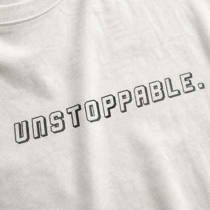 Unstoppable – Oversized T-Shirt | 220 GSM Premium Cotton