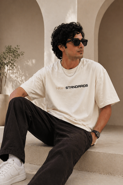 High Standards – Oversized T-Shirt | 220 GSM Premium Cotton