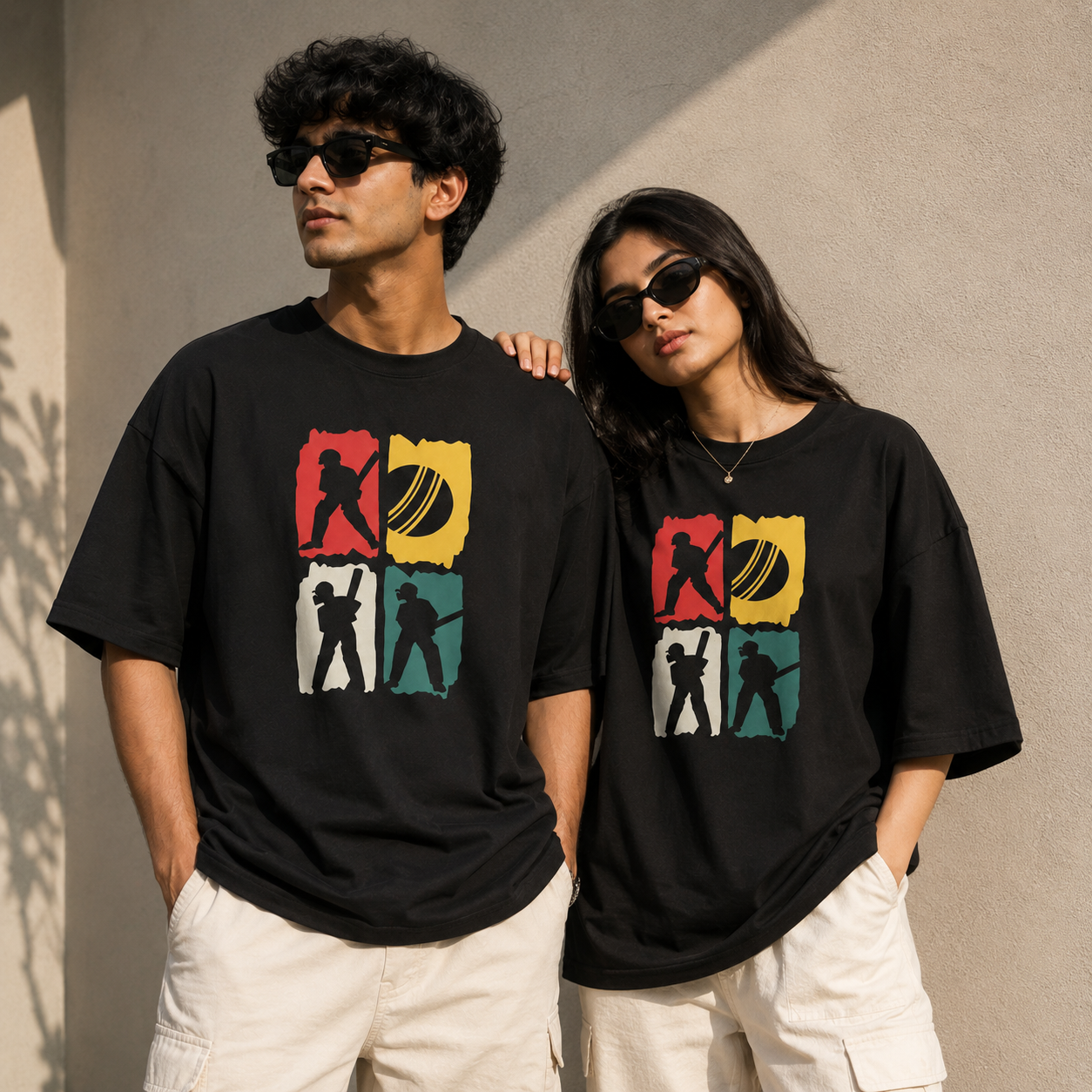 Cricket Boxes – Oversized T-Shirt | 220 GSM Premium Cotton