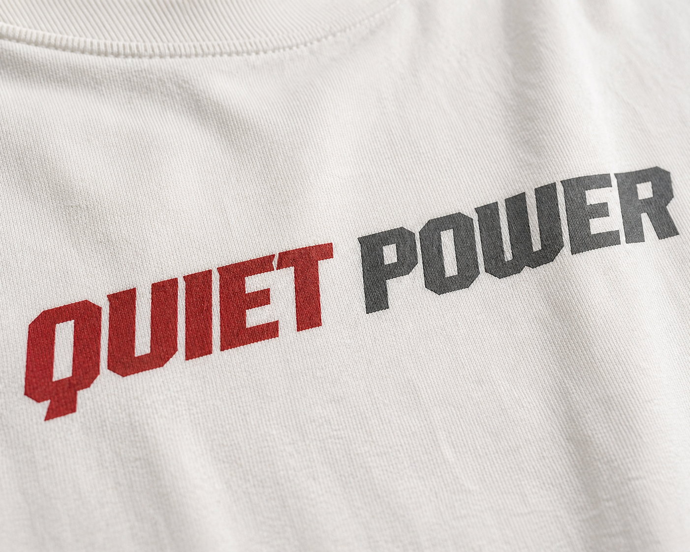 Quiet Power – Oversized T-Shirt | 220 GSM Premium Cotton