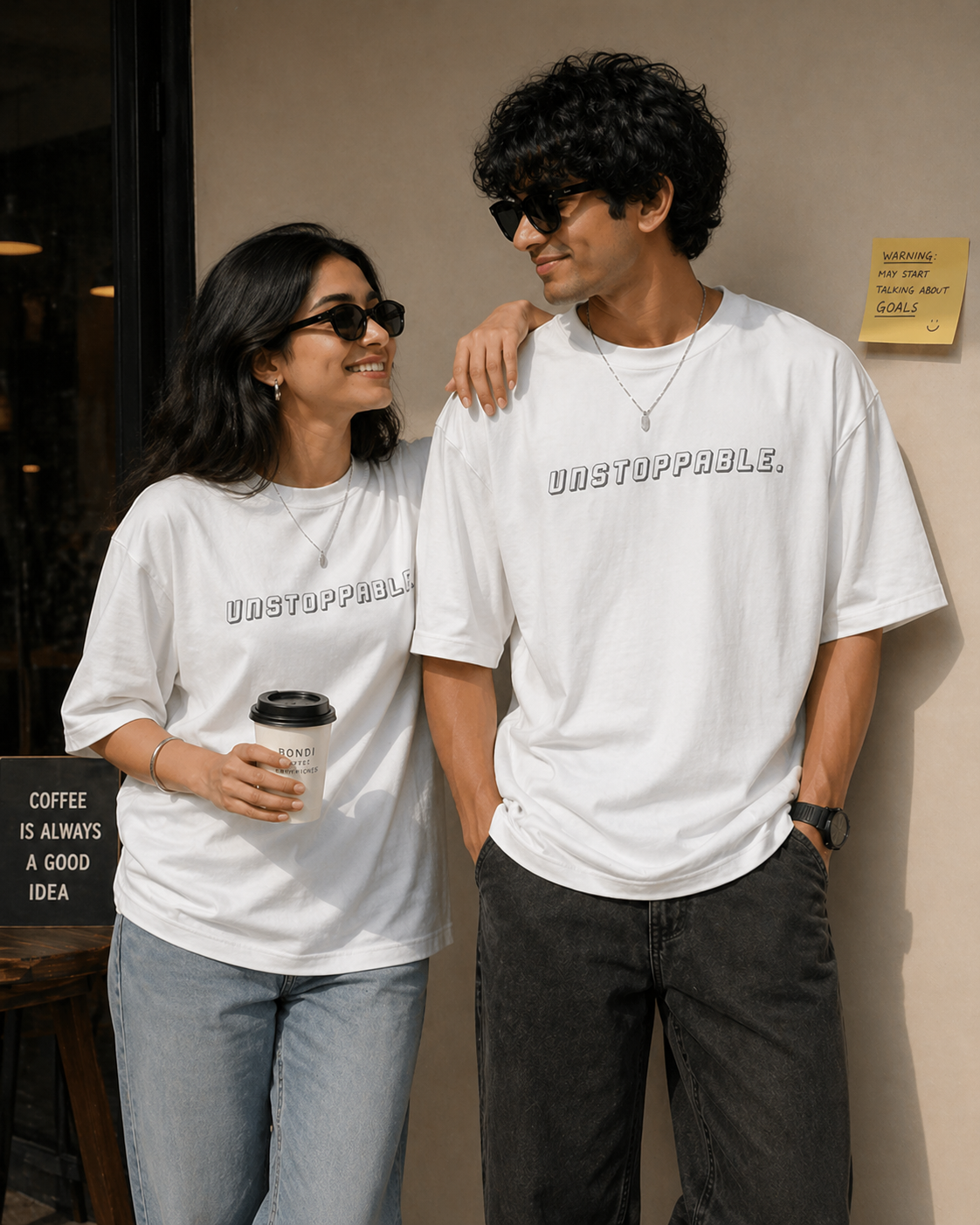 Unstoppable – Oversized T-Shirt | 220 GSM Premium Cotton