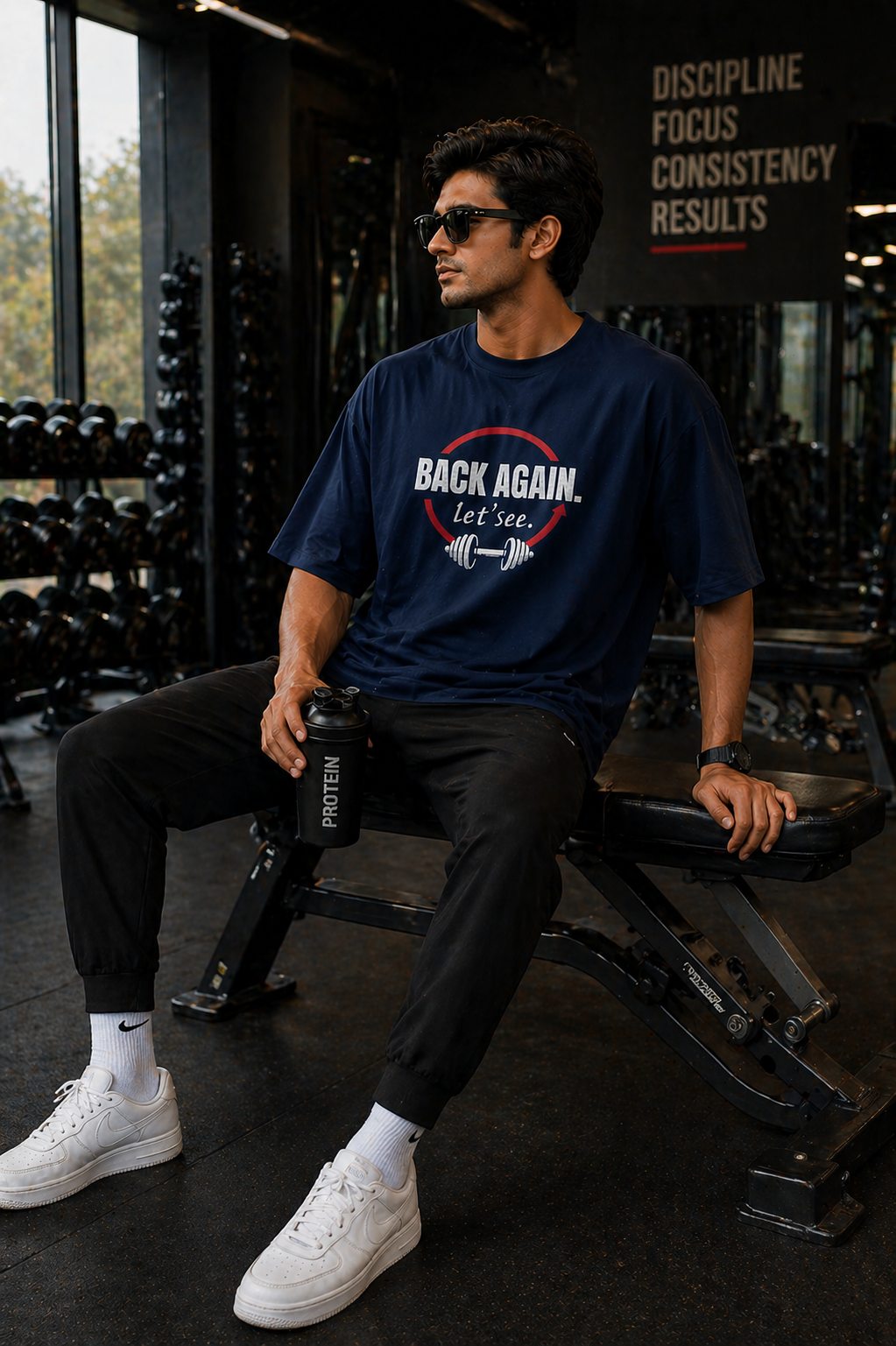 Back Again Let’s See – Oversized T-Shirt | 220 GSM Premium Cotton