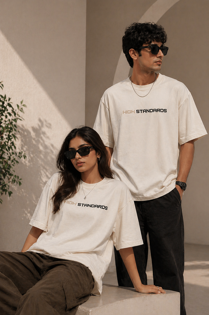 High Standards – Oversized T-Shirt | 220 GSM Premium Cotton