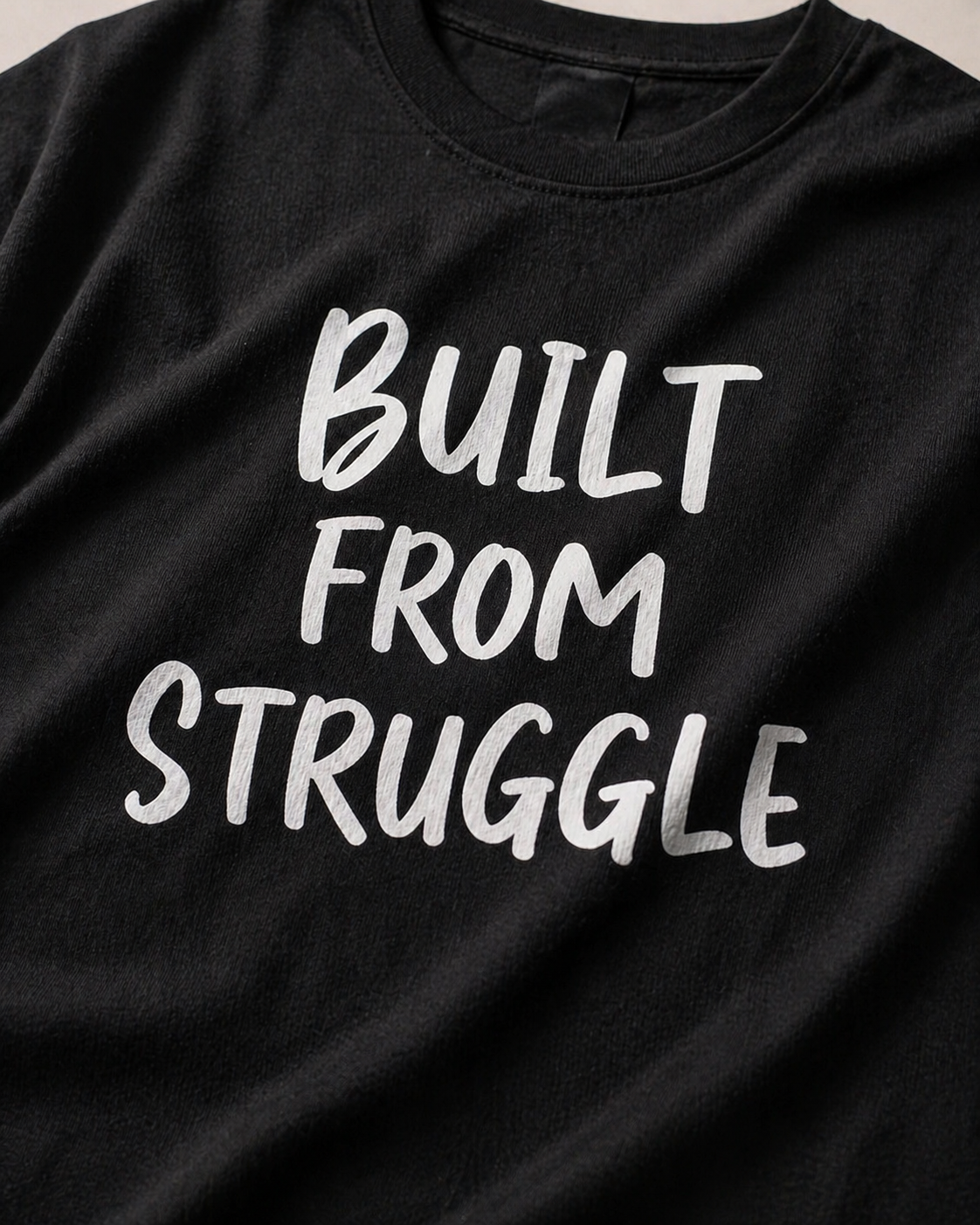 Built From Struggle – Oversized T-Shirt | 220 GSM Premium Cotton