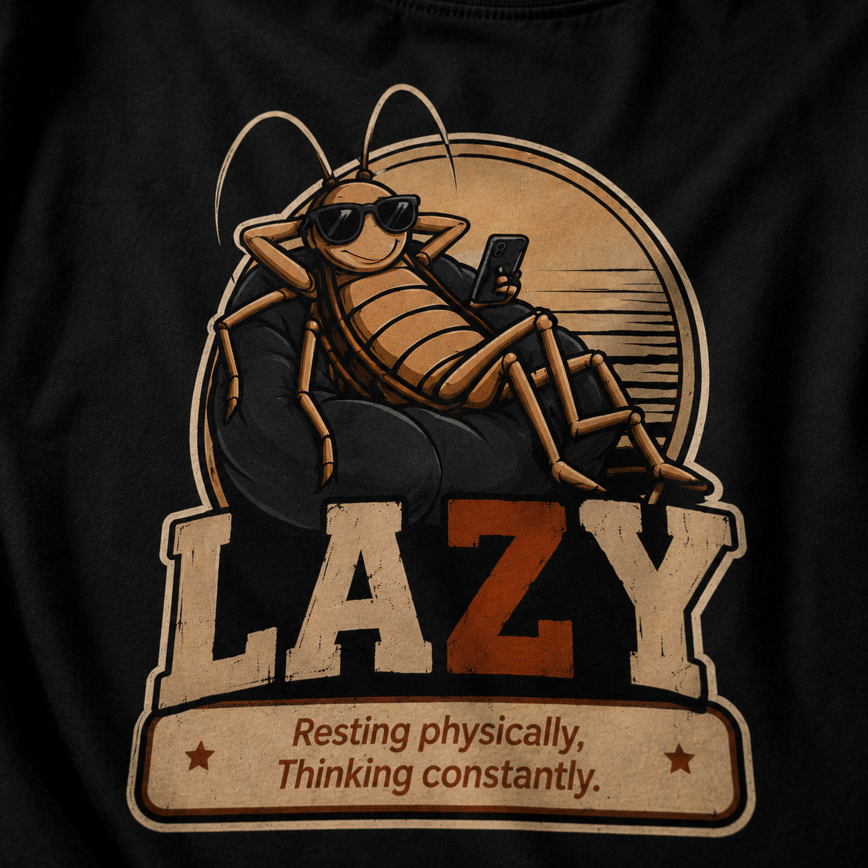 Lazy – Unisex Oversized T-Shirt | 220 GSM