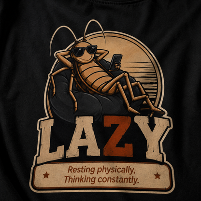 Lazy – Unisex Oversized T-Shirt | 220 GSM