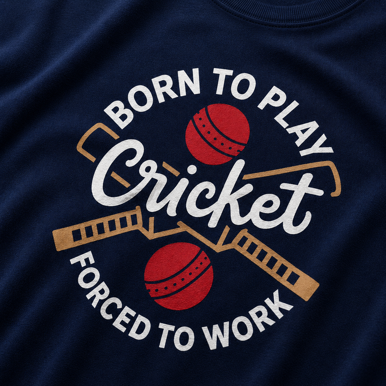 Born To Play Cricket – Oversized T-Shirt | 220 GSM Premium Cotton