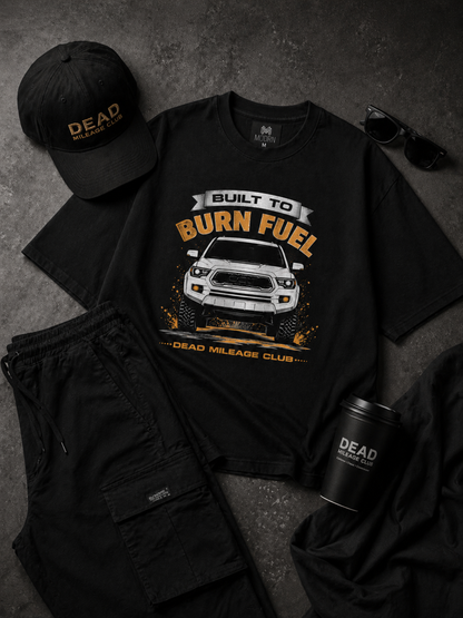 Built To Burn Fuel – Oversized T-Shirt | 240 GSM Premium Cotton