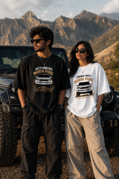 Built To Burn Fuel – Oversized T-Shirt | 240 GSM Premium Cotton
