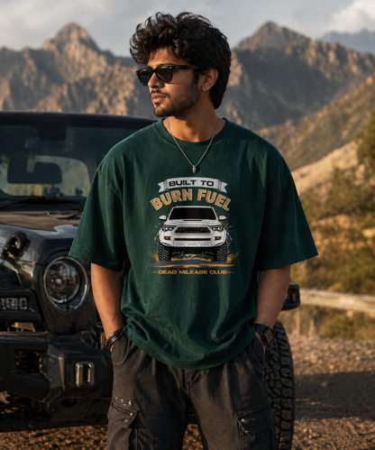 Built To Burn Fuel – Oversized T-Shirt | 240 GSM Premium Cotton