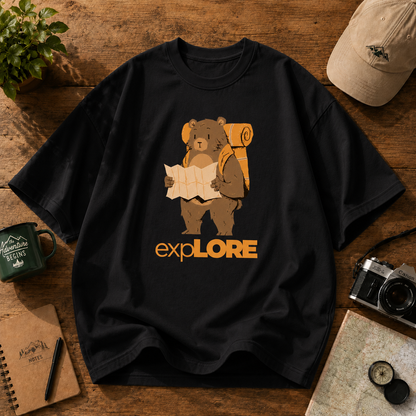 Explore – Unisex Oversized Premium Cotton T-Shirt