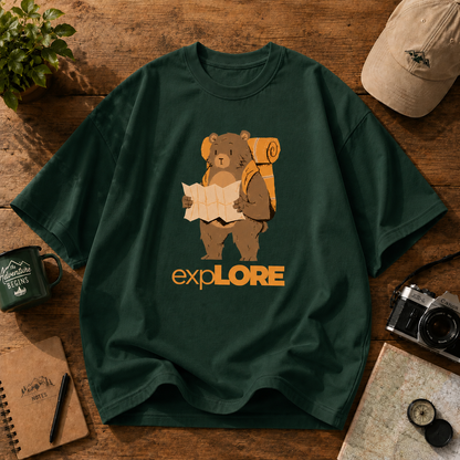 Explore – Unisex Oversized Premium Cotton T-Shirt