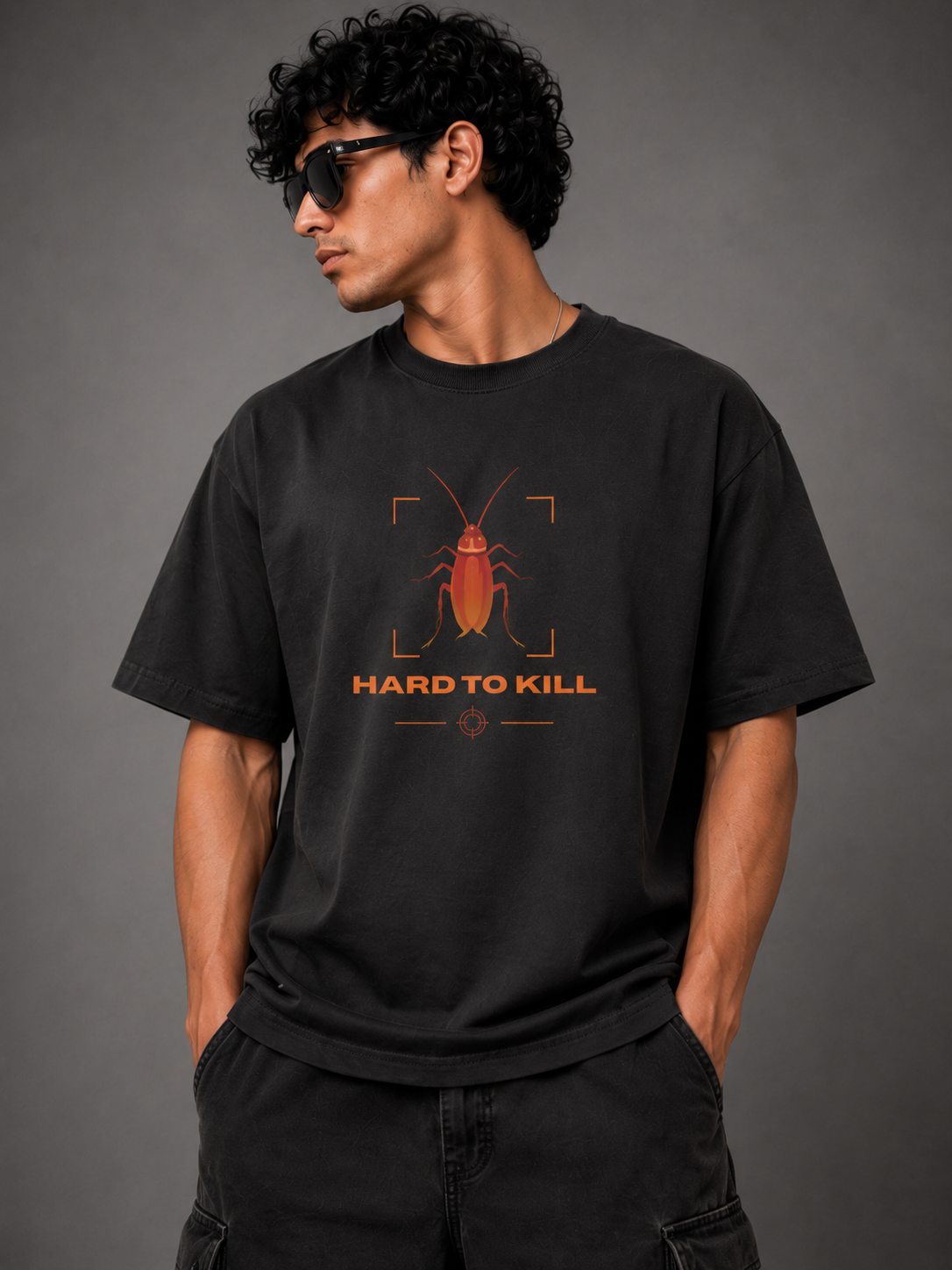 Hard To Kill - Premium Oversized Tshirt | 220GSM Pure Cotton