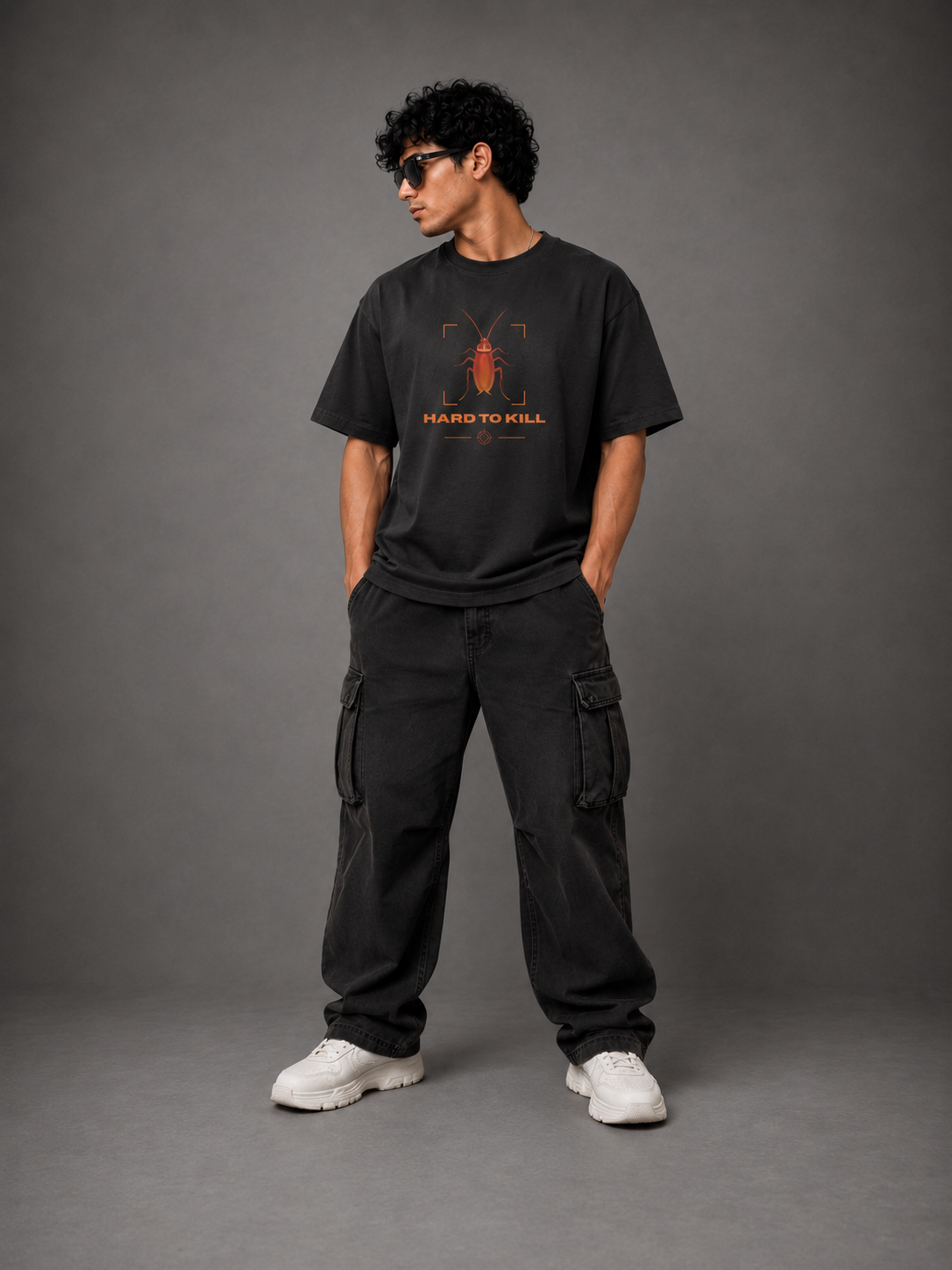 Hard To Kill - Premium Oversized Tshirt | 220GSM Pure Cotton