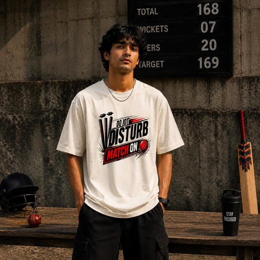 Match On – Oversized T-Shirt | 220 GSM Premium Cotton