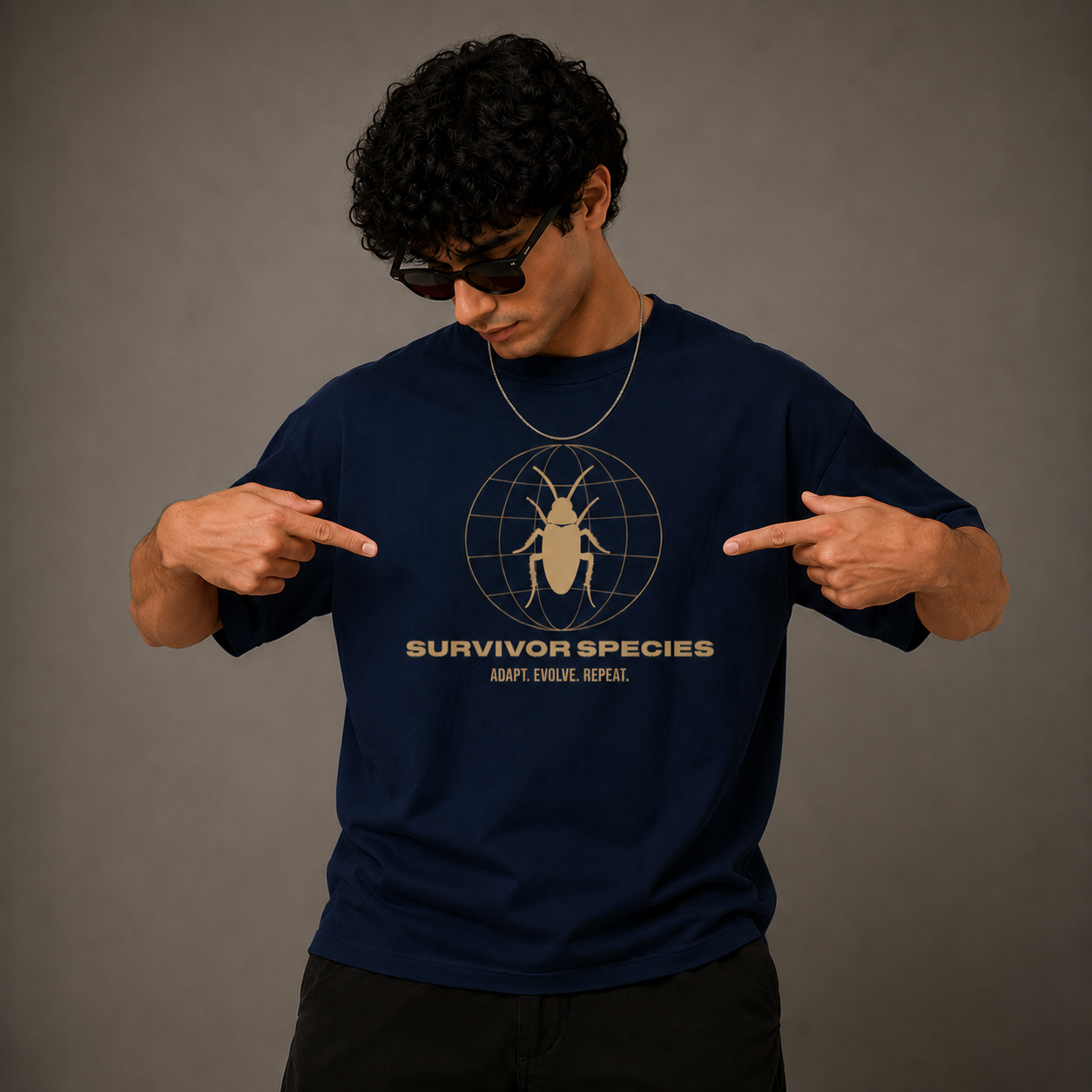 Survivor Species - Oversized T-Shirt | 220 GSM Premium Cotton