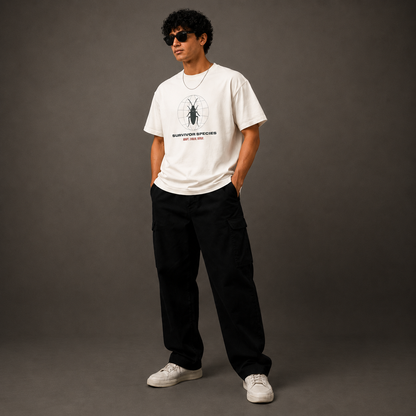Survivor Species - Oversized T-Shirt | 220 GSM Premium Cotton
