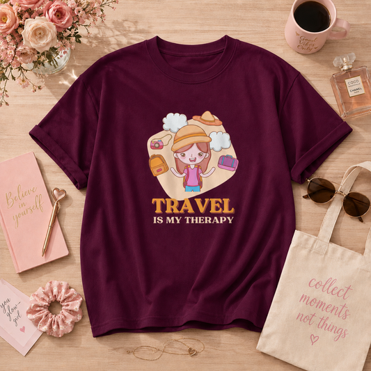 Travel Therapy – Oversized T-Shirt | 220GSM