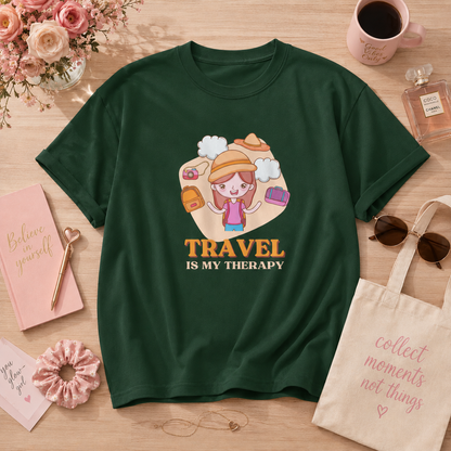 Travel Therapy – Oversized T-Shirt | 220GSM