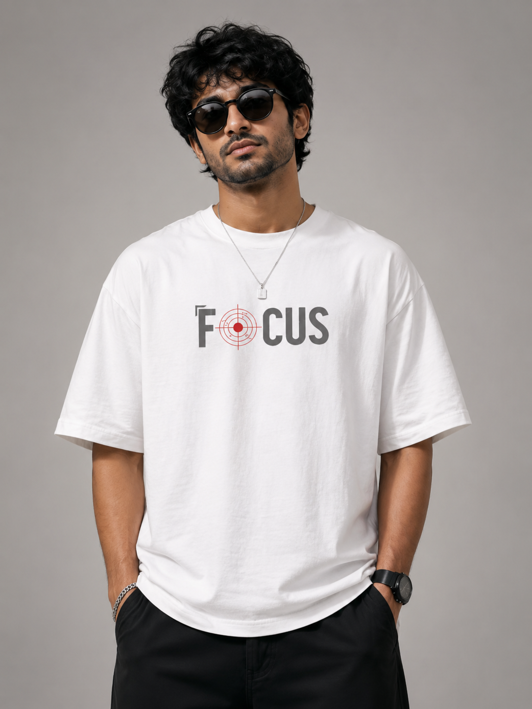 Focus – Oversized T-Shirt | 220 GSM