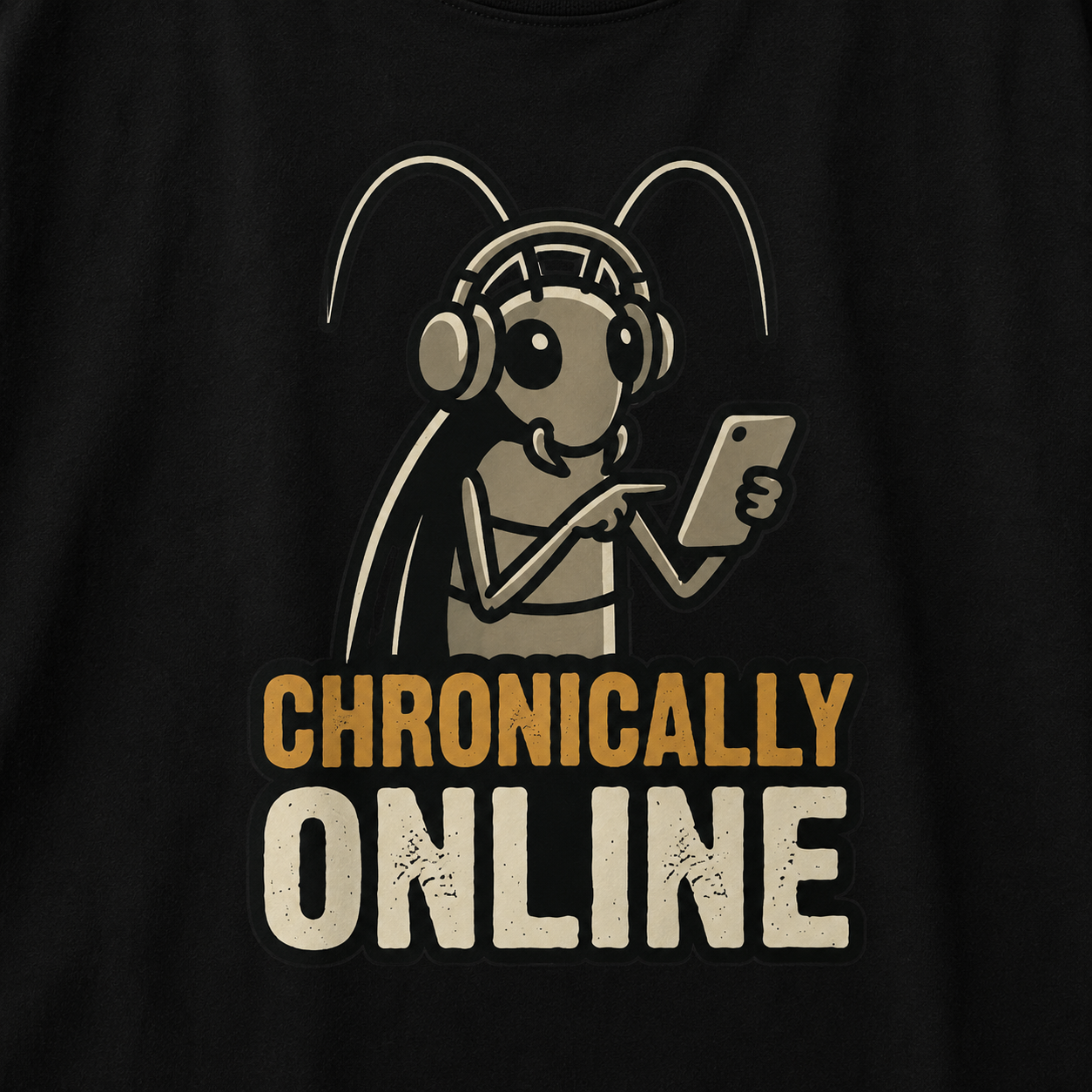 Chronically Online – Oversized T-Shirt | 220 GSM Premium Cotton