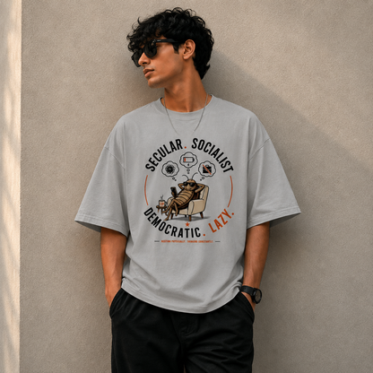 Secular Socialist – Oversized T-Shirt | 220 GSM Premium Cotton