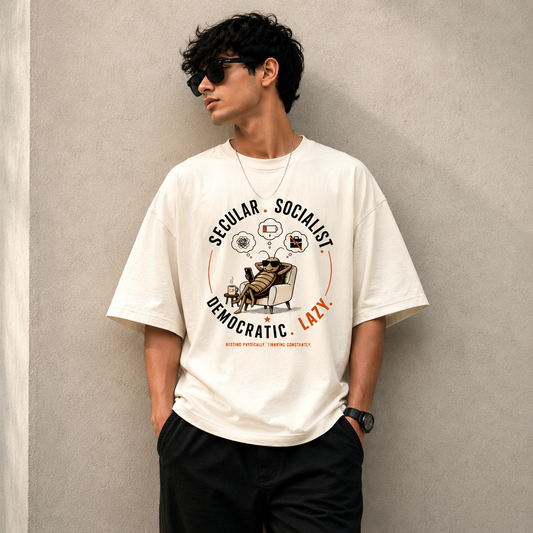 Secular Socialist – Oversized T-Shirt | 220 GSM Premium Cotton