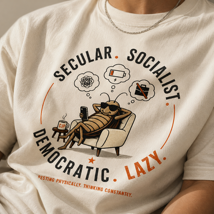 Secular Socialist – Oversized T-Shirt | 220 GSM Premium Cotton