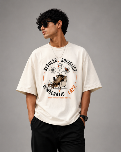 Secular Socialist – Oversized T-Shirt | 220 GSM