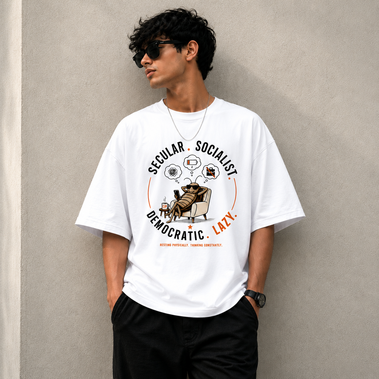 Secular Socialist – Oversized T-Shirt | 220 GSM Premium Cotton