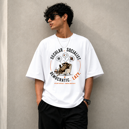 Secular Socialist – Oversized T-Shirt | 220 GSM Premium Cotton