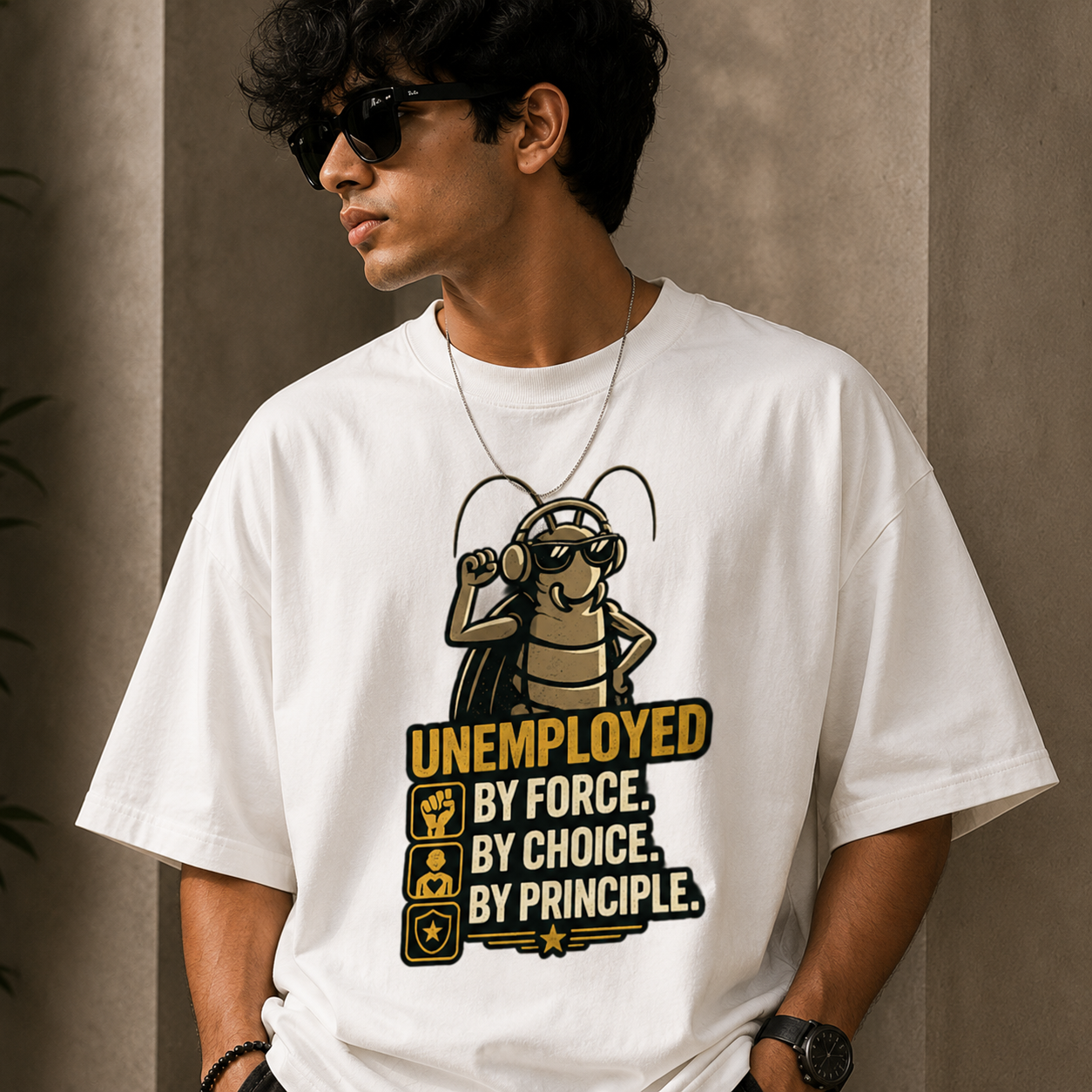 Unemployed - Unisex Oversized T-Shirt | 220 GSM