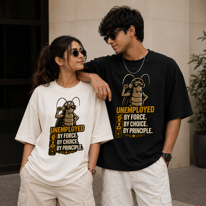 Unemployed - Unisex Oversized T-Shirt | 220 GSM