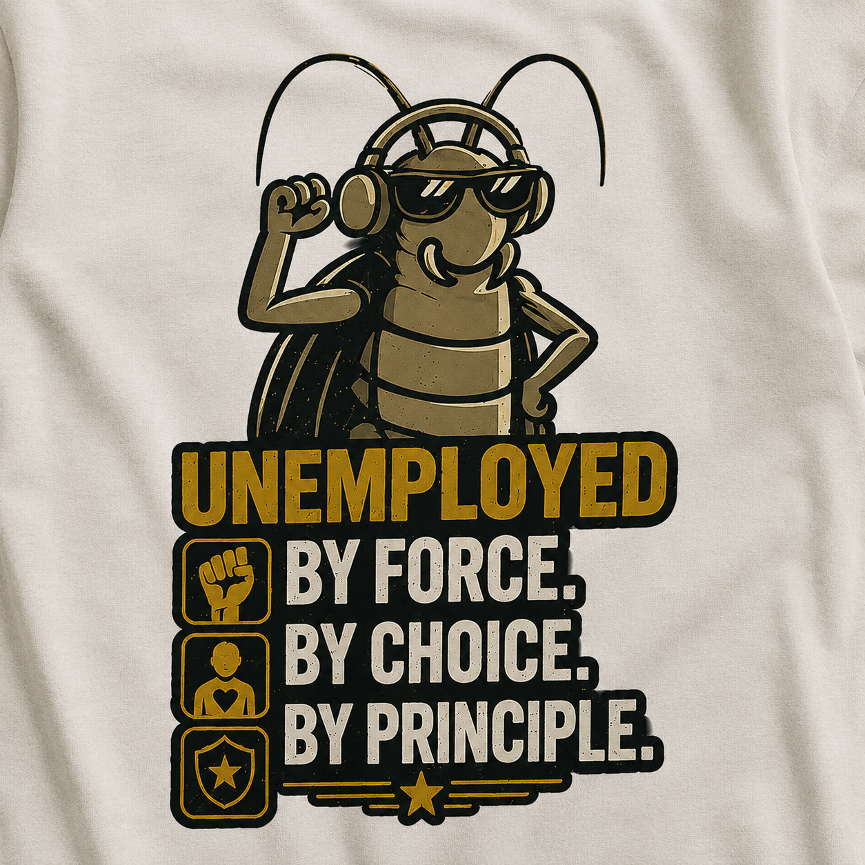 Unemployed - Unisex Oversized T-Shirt | 220 GSM